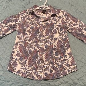Multicolor Paisley Collared Shirt